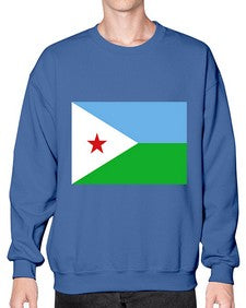 Djibouti 670# - world flags- Sweatshirt - Crew