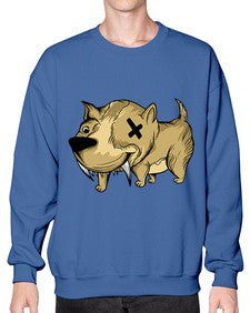 Dog 104# - cartoon animals- Sweatshirt - Crew