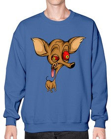 Dog 106# - cartoon animals- Sweatshirt - Crew