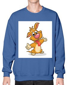 Dog 86# - cartoon animals- Sweatshirt - Crew