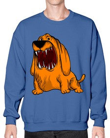 Dog 90# - cartoon animals- Sweatshirt - Crew