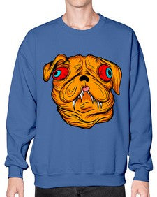 Dog 95# - cartoon animals- Sweatshirt - Crew