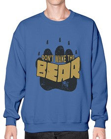 Dont wake the bear 4# - cartoon animals- Sweatshirt - Crew