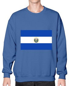 El Salvador 710# - world flags- Sweatshirt - Crew