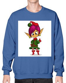 Elf 118# - cartoon general- Sweatshirt - Crew