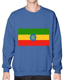 Ethiopia 715# - world flags- Sweatshirt - Crew
