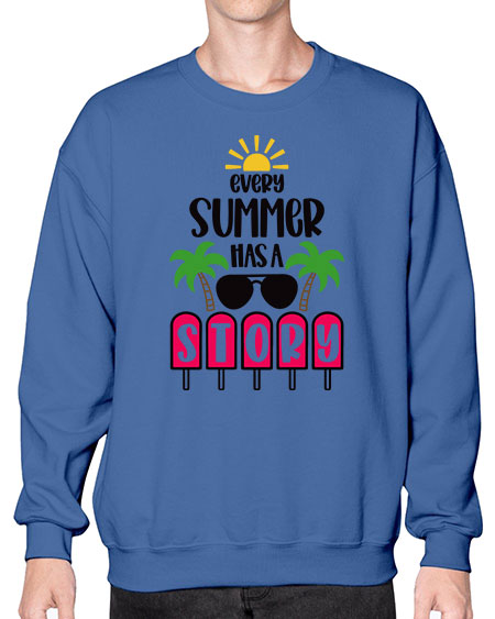 Every Summer Has A Story Style 46# - summer- Sweatshirt - Crew