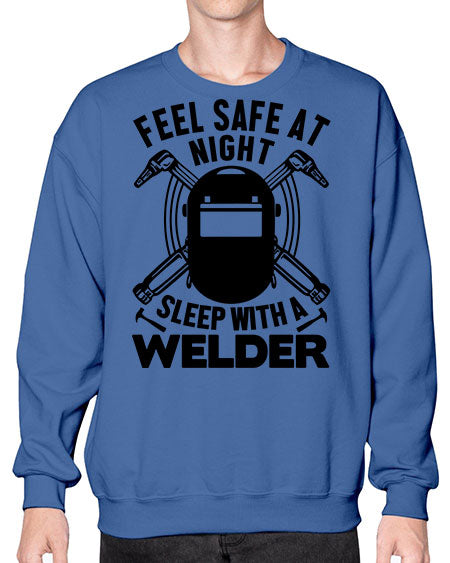 Feel safe at night Style 777# - welder- Sweatshirt - Crew