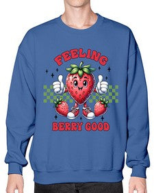 Feeling Berry Good Strawberry 964# - strawberry- Sweatshirt - Crew