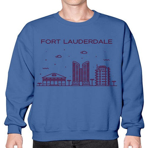 FortLauderdale 735# - cities- Sweatshirt - Crew