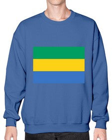 Gabon 754# - world flags- Sweatshirt - Crew