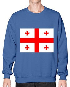 Georgia 759# - world flags- Sweatshirt - Crew