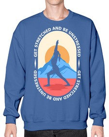 Get Stretched 225# - yoga- Sweatshirt - Crew