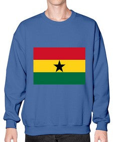 Ghana 768# - world flags- Sweatshirt - Crew