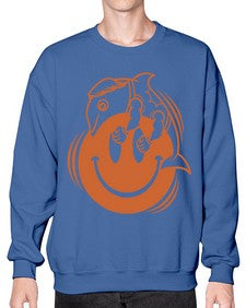 Give smile get hugs 131# - cartoon general- Sweatshirt - Crew