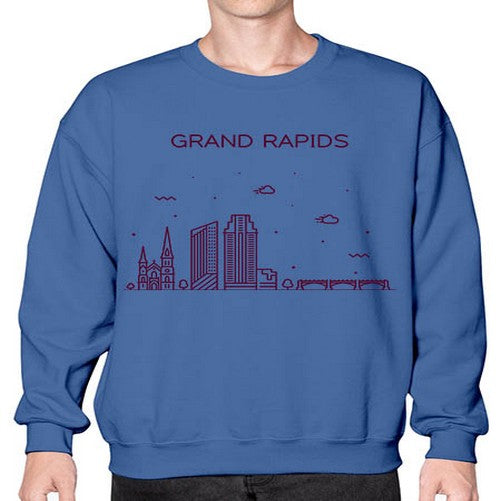 GrandRapids 779# - cities- Sweatshirt - Crew