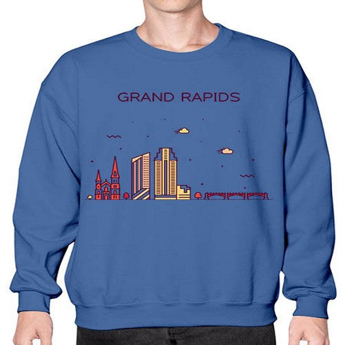 GrandRapids 781# - cities- Sweatshirt - Crew