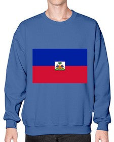 Haiti 802# - world flags- Sweatshirt - Crew