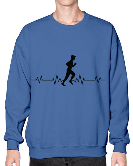 Heart Beat Runner - sports general- Sweatshirt - Crew