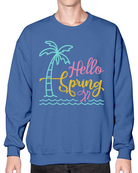 Hello Spring x Style 64# - summer- Sweatshirt - Crew