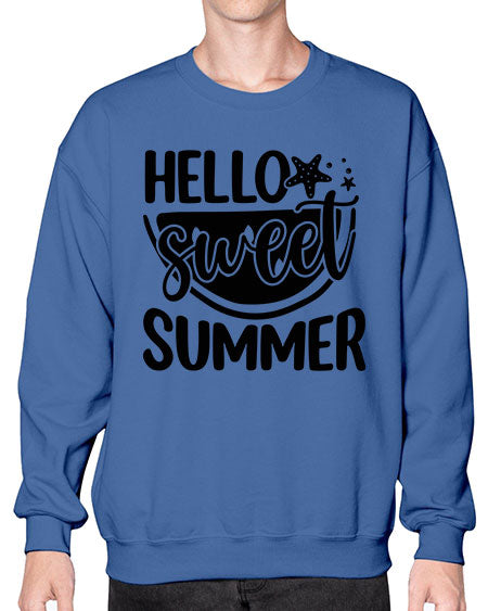 Hello sweet summer 01# - summer- Sweatshirt - Crew