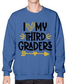 I Love My Third 368# - third grade- Sweatshirt - Crew