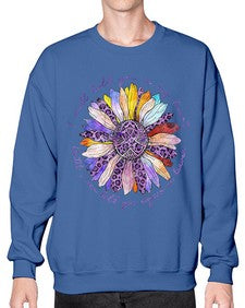 I Will Hold You In My Hear Alzheimer 178# - alzheimers- Sweatshirt - Crew