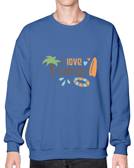 I love summer 91# - summer- Sweatshirt - Crew