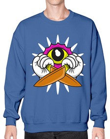 I spy you 140# - cartoon general- Sweatshirt - Crew