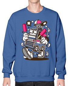Ice Cream Truck 1173# - ice cream- Sweatshirt - Crew
