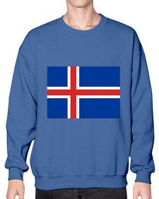 Iceland 921# - world flags- Sweatshirt - Crew