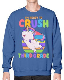 Im Ready to Crush third 392# - third grade- Sweatshirt - Crew