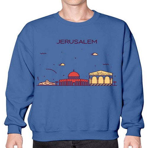 Jerusalem 997# - cities- Sweatshirt - Crew
