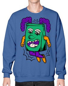 Jumping pouch 146# - cartoon general- Sweatshirt - Crew