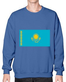 Kazakhstan 1032# - world flags- Sweatshirt - Crew