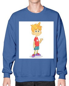 Kid 148# - cartoon general- Sweatshirt - Crew