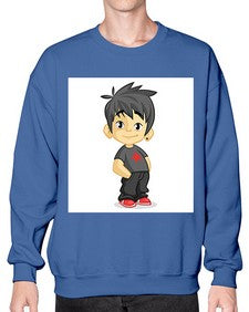 Kid 149# - cartoon general- Sweatshirt - Crew