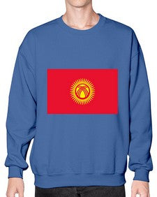Kyrgyzstan 1103# - world flags- Sweatshirt - Crew