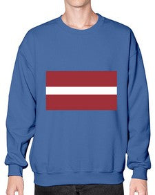 Latvia 1117# - world flags- Sweatshirt - Crew