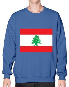 Lebanon 1122# - world flags- Sweatshirt - Crew