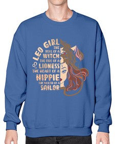 Leo girl 289# - leo- Sweatshirt - Crew
