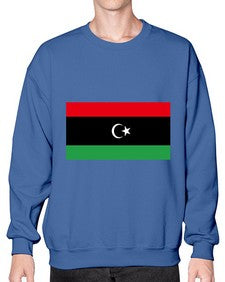 Libya 1132# - world flags- Sweatshirt - Crew