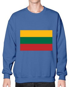 Lithuania 1149# - world flags- Sweatshirt - Crew