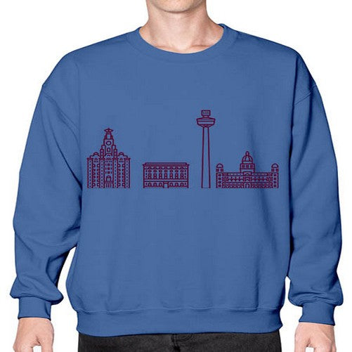 Liverpool 1151# - cities- Sweatshirt - Crew