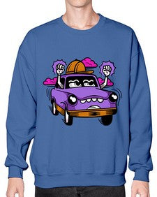 Mad driver 162# - cartoon general- Sweatshirt - Crew