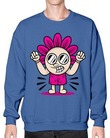 Mad flower 163# - cartoon general- Sweatshirt - Crew