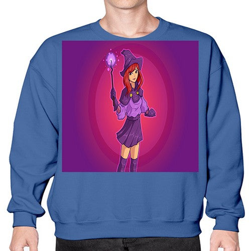 Magician school girl 181# - anime- Sweatshirt - Crew