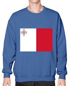 Malta 1222# - world flags- Sweatshirt - Crew