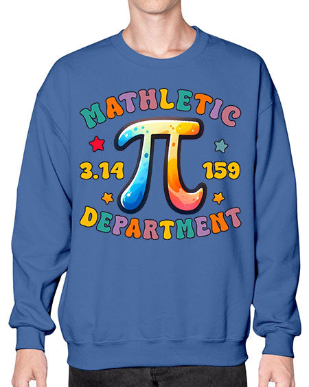 Mathletic Department Custom Pi Day 16# - pi- Sweatshirt - Crew