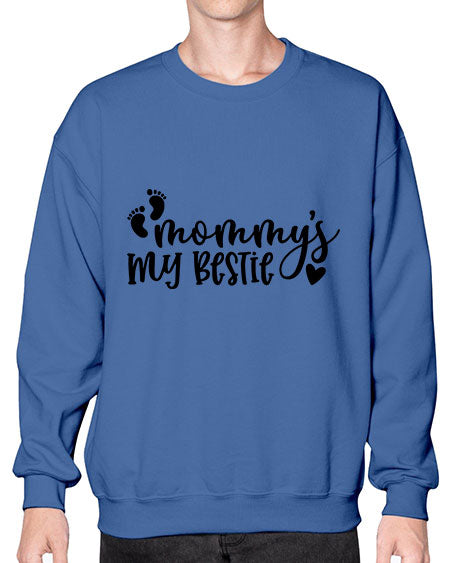 Mommys My Bestie Style 411# - baby- Sweatshirt - Crew